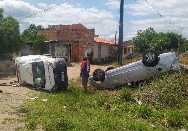 Colisão envolvendo ambulância deixa feridos, incluindo uma criança, na BA-409, em Serrinha