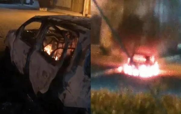 Após ter carro incendiado em frente de casa, vice-prefeito de Valente diz estar sofrendo “perseguição política”