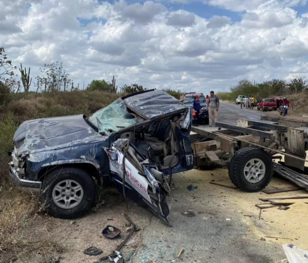 Acidente envolvendo carro e caminhonete entre Riachão e Coité deixa cinco feridos; um em estado grave