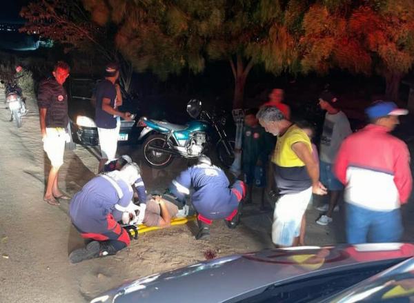 Três pessoas ficam feridas durante carreata em Conceição do Coité